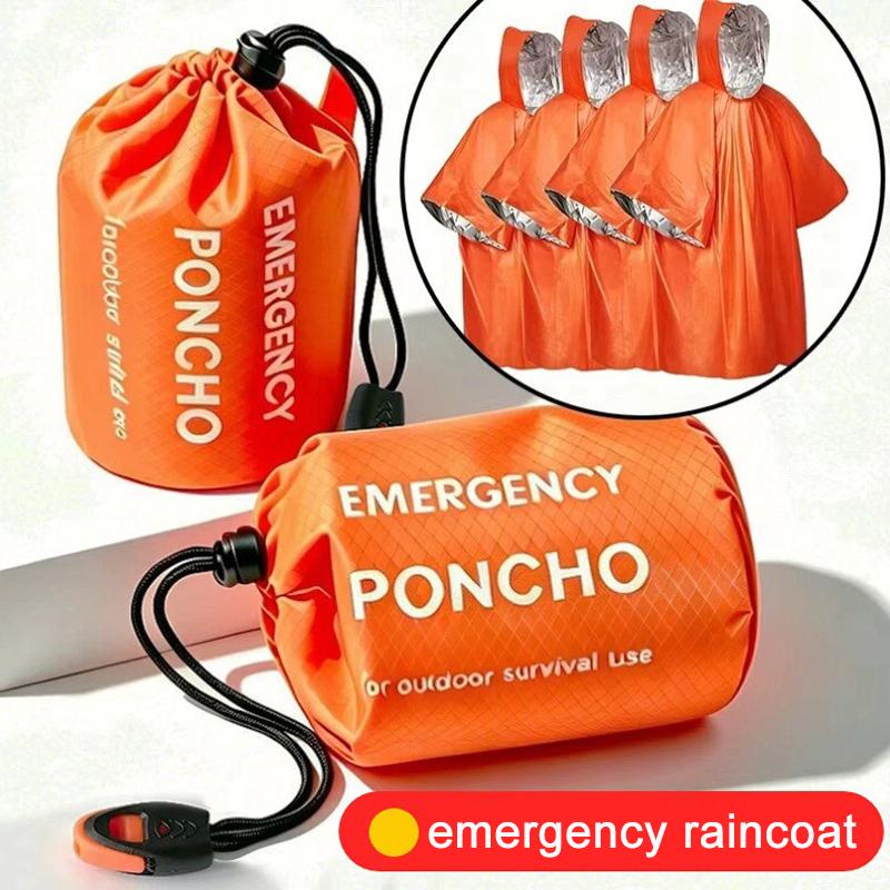 Portable Emergency Rain Poncho - Emergency Poncho Rain 评论和价格